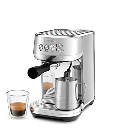 Breville Bambino Plus Compact Semi-Automatic Espresso Machine - BES500 - Brushed Stainless Steel