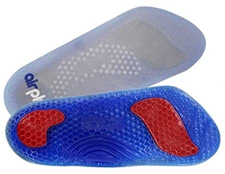 Airplus Gel Orthotic Insole, Men's, 7-13