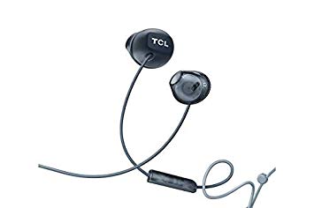 TCL SOCL200 in-Ear Earbud Headphones with Built-in Mic - Phantom Black