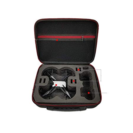RC GearPro Protective Shoulder Bag Storage Drone Case Compatible for DJI Tello Drone, Remote Controller and Extra Accessories