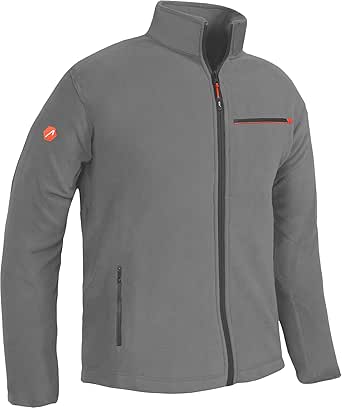 ACE Fleece-Jacke - warme Outdoor-Jacke für Männer - Herren-Jacke ohne Kapuze - Reißverschluss & drei Taschen - S bis 4XL