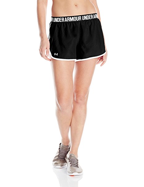 Under Armour Women's Perfect Pace Short, Black (041), Medium