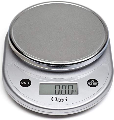 Ozeri ZK14-B Pronto Digital Multifunction Kitchen and Food Scale, Silver (Renewed)