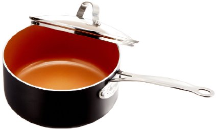 GOTHAM STEEL 3-Quarts (2.8 liters capacity) Saucepan with Lid Included