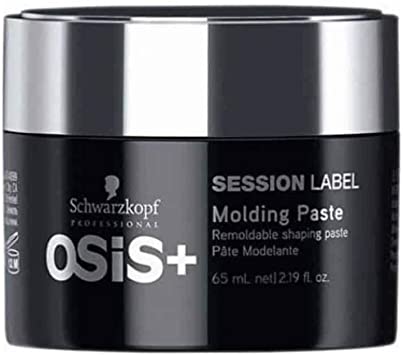 Schwarzkopf Osis  Session Label Molding Paste (Remoldable Shaping Paste), 2.19 ounces