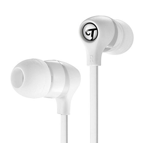 Titus Audio Symphony Line Spirito Mid-tier Earbuds with Inline Mic, White