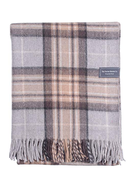 The Tartan Blanket Co. Recycled Wool Blanket Mackellar Tartan (150cm x 190cm)