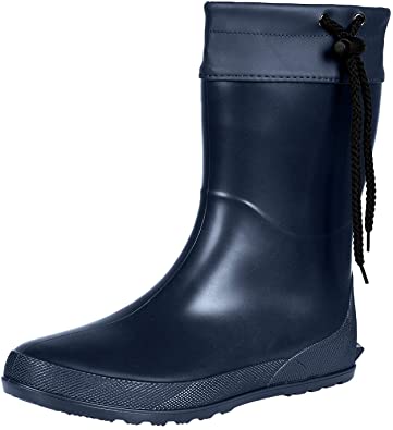 Asgard Women's Mid Calf Rain Boots Collar Gardening Boots Ultra Lightweight Portable Garden Shoes