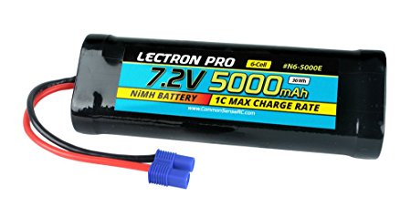 NiMH 7.2V 6-cell 5000mAh Flat Pack with EC3 Connector