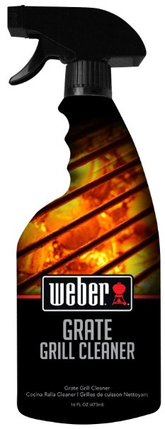 Weber Grill Cleaner Spray - Professional Strength Degreaser - Non Toxic 16 oz Cleanser