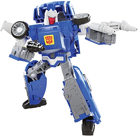 Transformers Toys Generations War for Cybertron: Kingdom Deluxe WFC-K26 Autobot Tracks Action Figure - Kids Ages 8 and Up, 5.5-inch