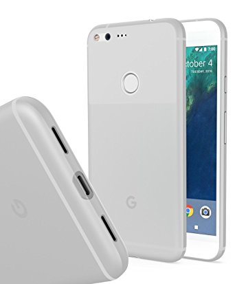 Google Pixel XL MNML Thin Case (Clear White)