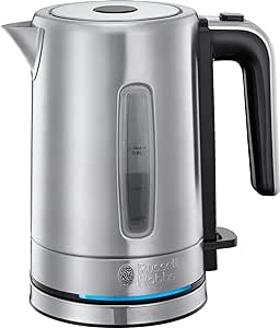 Russell Hobbs RHK132, Studio Kettle, Compact Design with Perfect Pour Spout, 0.8L Capacity, Fast Boil, Chrome