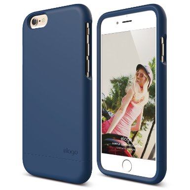 iPhone 6 Case, elago® [Glide][Soft Feel Jean Indigo] - [Mix and Match][Premium Armor][True Fit] - for iPhone 6 Only