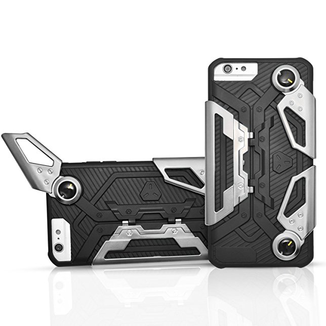 iPhone 8 Plus Case / iPhone 7 Plus Case,Newseego Edition of Royal Glory [Ultra Luxury PC]Stand Feature Anti-Scratch with kickstand-Silver