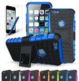 iPhone 6S Plus Case  iPhone 6 Plus Case CINEYOTM heavy Duty Rugged Dual Layer Case with kickstand Apple iPhone 6S Plus Case  iPhone 6 Plus - 55 case Black Blue