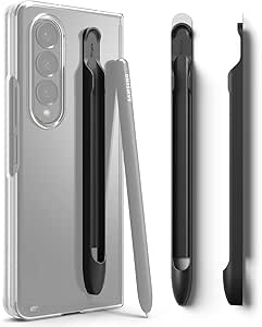 Ringke Slim Pen Case Kompatibel mit Samsung Galaxy S Pen Z Fold 4 Edition, Hard PC Stifthalter S-Pen Holder für Galaxy Z Fold 4 (2022) - Schwarz