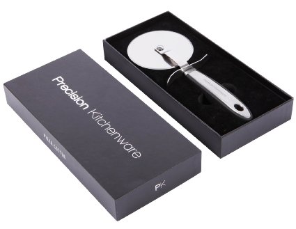 Precision Kitchenware - Ultra Sharp Pizza Cutter / Wheel Slices Through With Ease