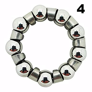 Four (4) Bicycle 1/4" x 9 Ball Bearings with Retainer (Pack of 4)