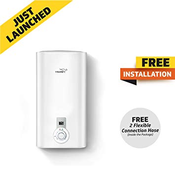 V Guard Victo Plus 10 Litre Water Heater-Free Installation With Inlet and Outlet Pipe;Digital Display