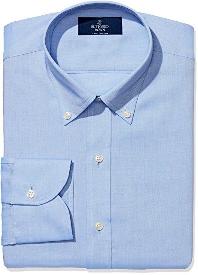 Buttoned Down Men's Slim Fit Solid Non-Iron Dress Shirt