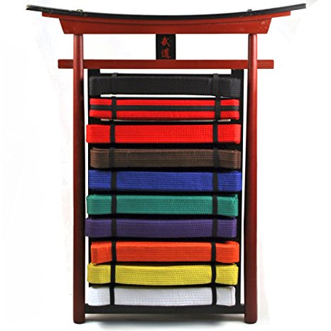 Ace Martial Arts Supply Wall 10 Levels Mountable Belt Display