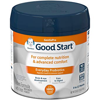 Gerber Good Start Gentle (HMO) Non-GMO Powder Infant Formula, Stage 1, 20 Ounces