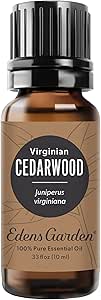 Edens Garden Cedarwood- Virginian Essential Oil- 100% Pure Premium Grade, Undiluted, Natural, Therapeutic, Aromatherapy, The Best for Diffuser, Skin, Hair, Humidifiers 10 ml (.33 fl oz)