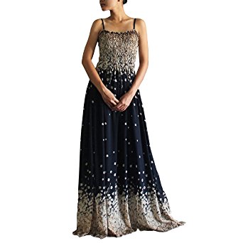 Women Maxi Dress Evening Cocktail Boho Strapy Wedding Party Guest Navy Dresses