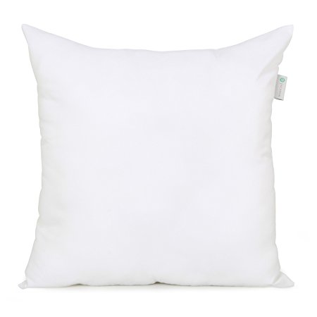 Acanva Down Alternative Pillow Insert Sham Form Cushion, Square, 20" L x 20" W