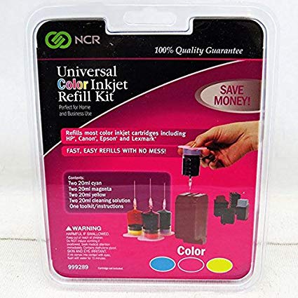 NCR Universal Color Inkjet Refill Kit, 1 Each by NCR