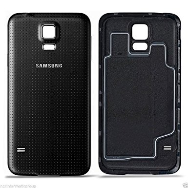 Battery Door Back Cover Case Housing For Samsung Galaxy S5/i9600 Original (Black)