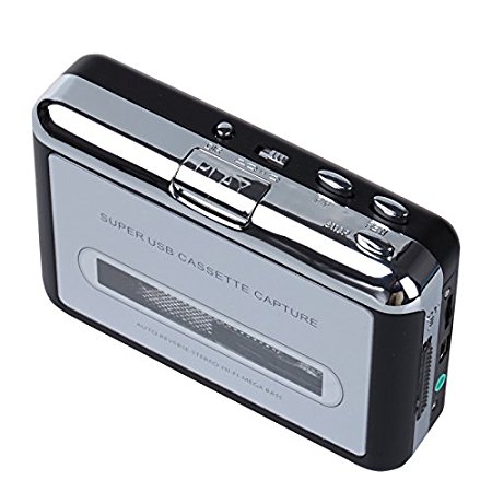 Portable Super USB Cassette Capture Tape to MP3 PC iPod CD Converter