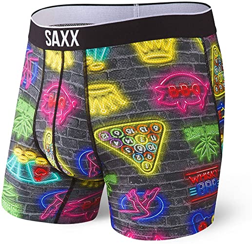 SAXX Men's Underwear – VOLT Boxer Briefs with Built-In BallPark Pouch Support – Workout Underwear for Men, Fall 2020