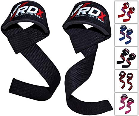 RDX Gym Straps Weight Lifting Crossfit Wrist Support Wraps Hand Bar Bodybuilding Training Workout