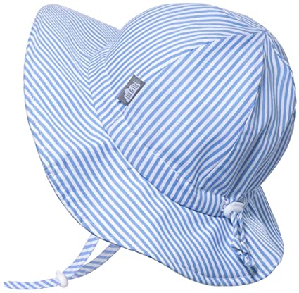 JAN & JUL GRO-with-Me Girls' Sun-Hat for Baby Toddler Kids, Adjustable Straps, UPF 50  Protection