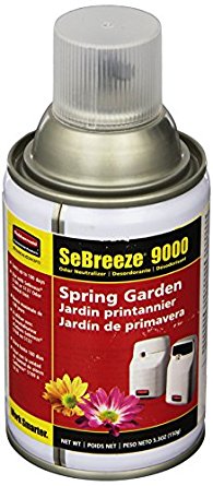 Rubbermaid 5158 SeBreeze 9000 Spring Garden Odor Neutralizer Aerosol Canister