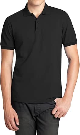 Galaxy by Harvic Mens Polo Pique Shirt