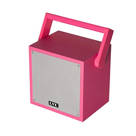 Home Bluetooth Speaker with Loud Clear Sound, Bluetooth Range, Perfect Portable Wireless Speaker for Phone, PC and More, Pink