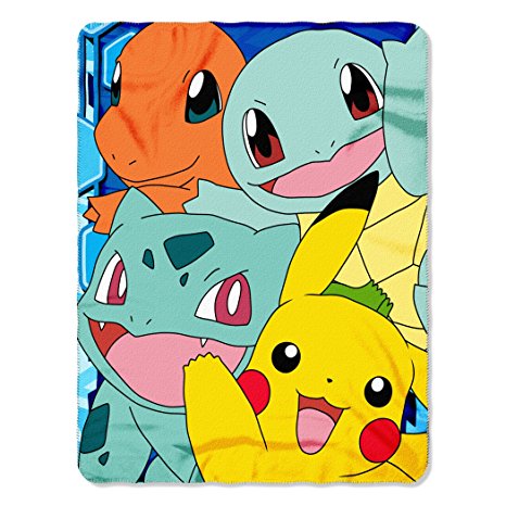 Pokemon "Meet the Group" Fleece Throw by The Northwest Company, 45" by 60"