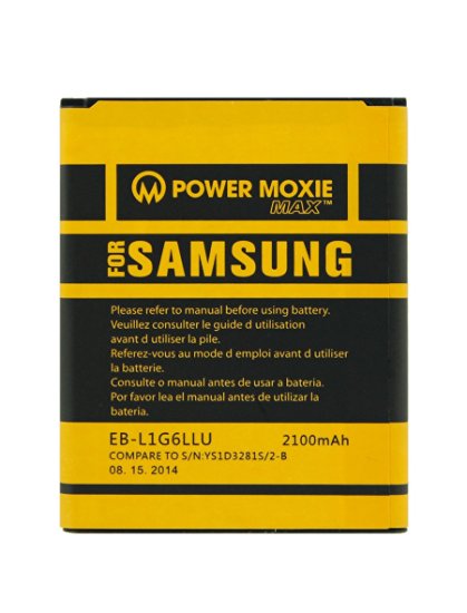 [NFC/Google Wallet Capable] PowerMoxie Max Samsung battery for Galaxy S3, GT-I9300, I535(Verizon), I747(AT&T), T999(T-Mobile), R530(U.S. Cellular), L710(Sprint), Fits EB-L1G6LLU 24-Month Warranty