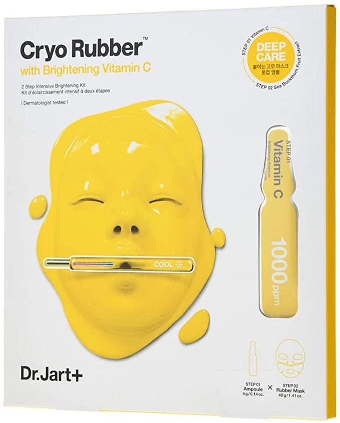 Dr. Jart Cryo Rubber Brightening Vitamin C Mask X 2 SETS