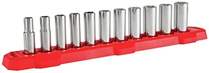 CRAFTSMAN Socket Set, Metric, 3/8-Inch Drive, 6-Point, 11-Piece (CMMT12045)