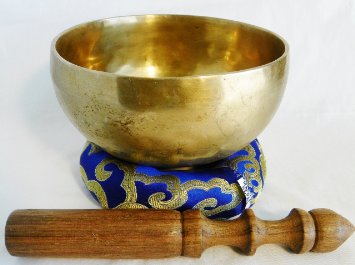 F10 5quot Energetic Throat G Chakra Healing Tibetan Singing Bowl Made in Nepal