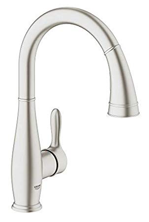 Grohe 30213DC1 Parkfield Single-Handle Pull-Down Kitchen Faucet Supersteel Infinityfinish