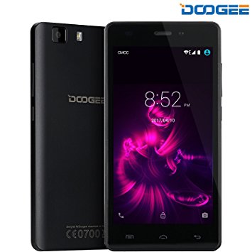 DOOGEE X5 Pro, Unlocked 4G Mobile Phones - 5.0 inch IPS Screen - MT6735 Quad Core 1.0GHz Dual Sim Phone - 2GB RAM 16GB ROM - DG Xender Smart Wake Air Gestures - Android 6.0 Sim Free Smartphone