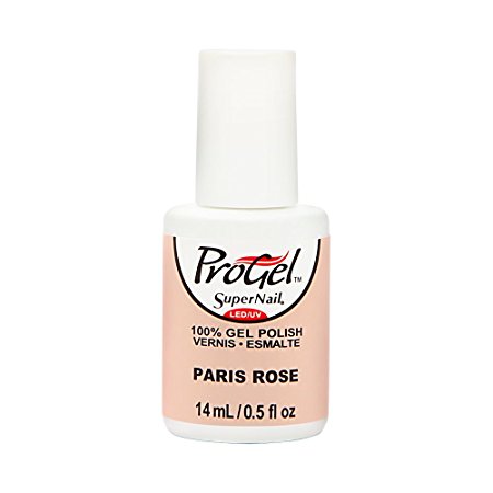 Supernail Gel Polish for Nails, Paris Rose Creme, 0.5 Fluid Ounce