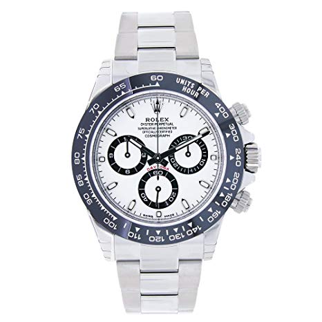 Rolex Daytona 40mm Stainless Steel & Ceramic White Dial Watch 116500LN