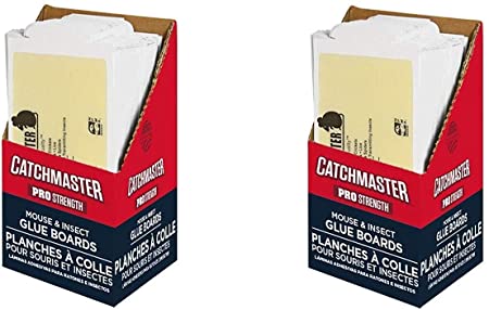 Catchmaster 75M Bulk Mouse and Insect Glue Boards, 75-Pack (Pack of 2)