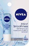 NIVEA Kiss of Smoothness Hydrating Lip Care SPF 15 017 Ounce Pack of 6